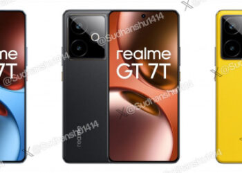 Пресс-фото в трех цветах и ключевые подробности по Realme GT 7T