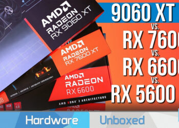 Новенькая видеокарта Radeon RX 9060 XT обеспечивает лучший прирост в классе относительно прошлого поколения за последние годы