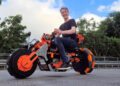 Причудливый электробайк Sidewinder может двигаться в любом направлении