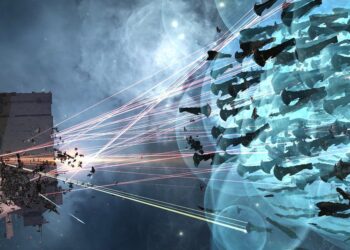 За год игроки EVE Online уничтожили виртуальных кораблей на 6 миллионов долларов и добыли 2.2 триллиона кубометров руды