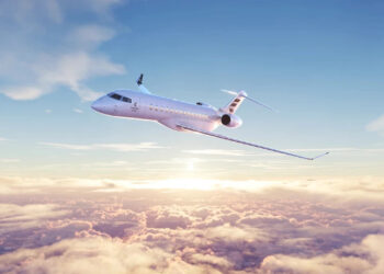 Почти сверхзвуковой Global 8000 компании Bombardier стал самым быстрым гражданским самолетом в мире