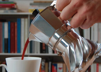 Оригинальный дизайн кофеварки Turbo Moka ускоряет приготовление кофе в два раза