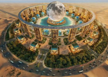 Самое большое сферическое здание в мире предложит «посетить Луну на Земле»