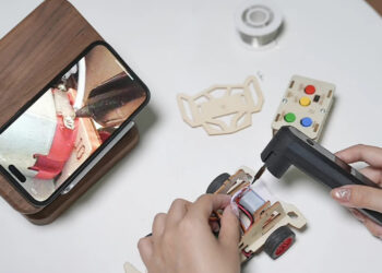 Умный паяльник D01 поможет выполнить тонкую работу благодаря встроенной камере