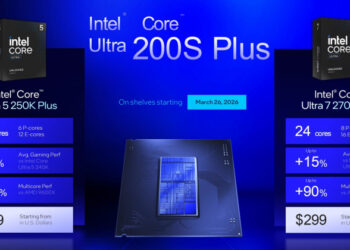 Intel представила процессоры Core Ultra 7 270K Plus и Core Ultra 5 250K Plus
