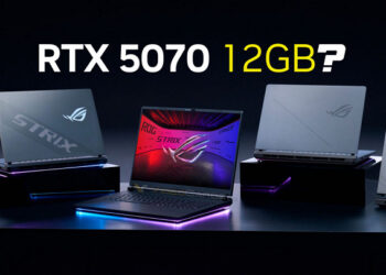 Nvidia готовит мобильную GeForce RTX 5070 12GB Laptop? Такая видеокарта засветилась в описаниях ноутбуков Asus и Lenovo