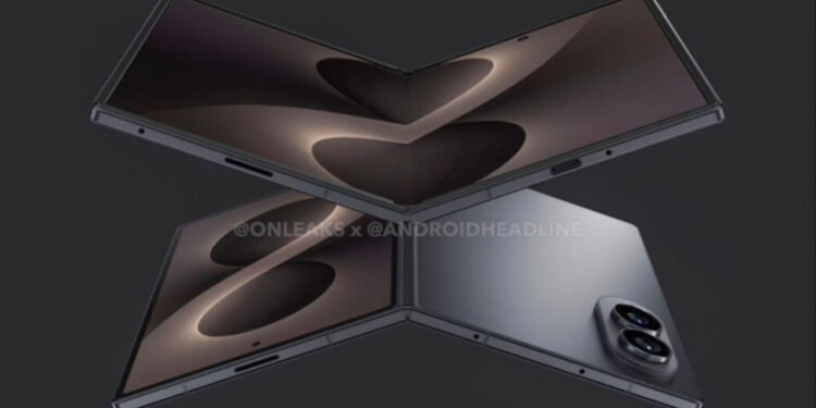 “Дешевый” Samsung Galaxy Wide Fold засветился на рендерах: меньше камер, но топовый чип