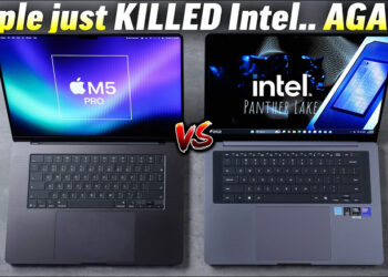 MacBook Pro на M5 Pro стирает в порошок Samsung Galaxy Book6 Ultra на новом Intel Core Ultra X7 358H