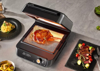 Инфракрасный гриль Cozytime Lumo позволит готовить шашлыки не выходя из дома