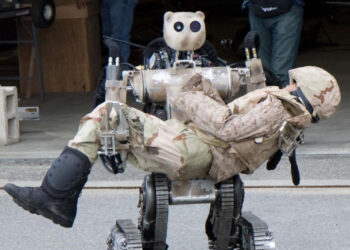 Армия США разрабатывает роботов-санитаров для эвакуации раненых солдат