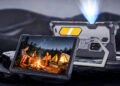 Планшет Tank Pad Ultra вооружен мощным Full HD-проектором и лазерным дальномером