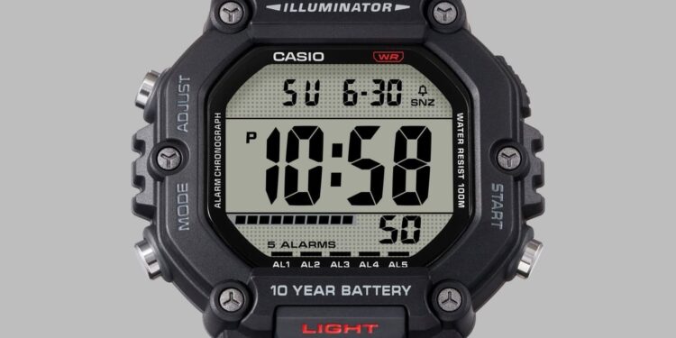 Casio выпустила дешевые часы, которые 10 лет работают на одной батарейке: AE1600HX оценили в 46 долларов
