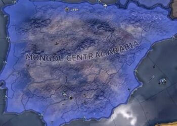 Геймер не может понять, что происходит на старом скриншоте из Hearts of Iron 4, на котором Испания превратилась в Монгольскую Центральную Аравию